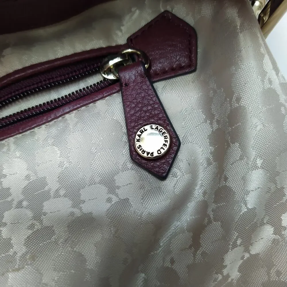 Karl Lagerfeld Maroon karl lagerfeld